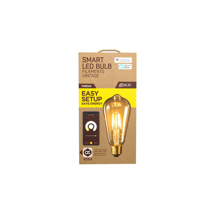 iO Amber WiFi Filament Vintage Bulb 470 Lm