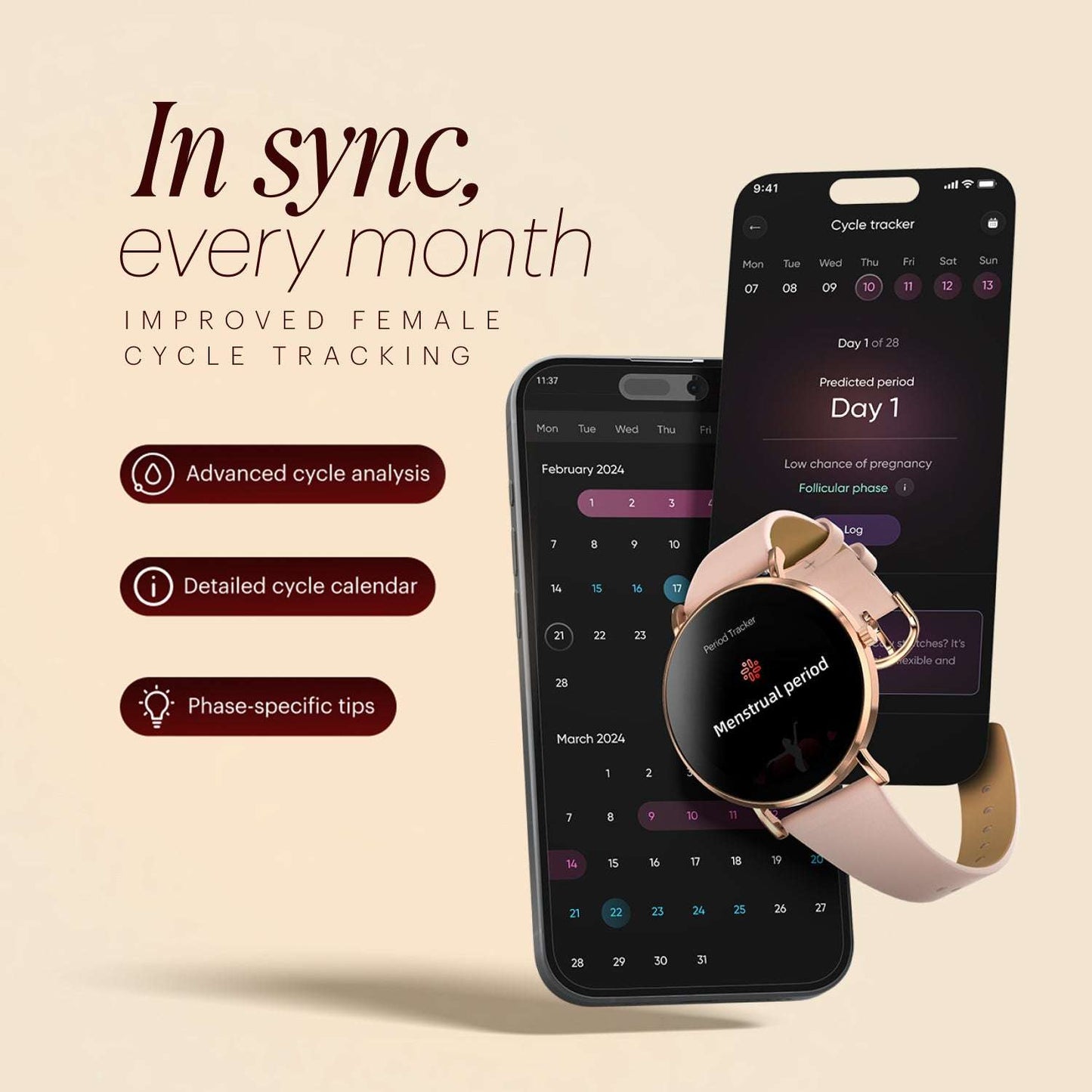 NoiseFit Diva 2 Smartwatch