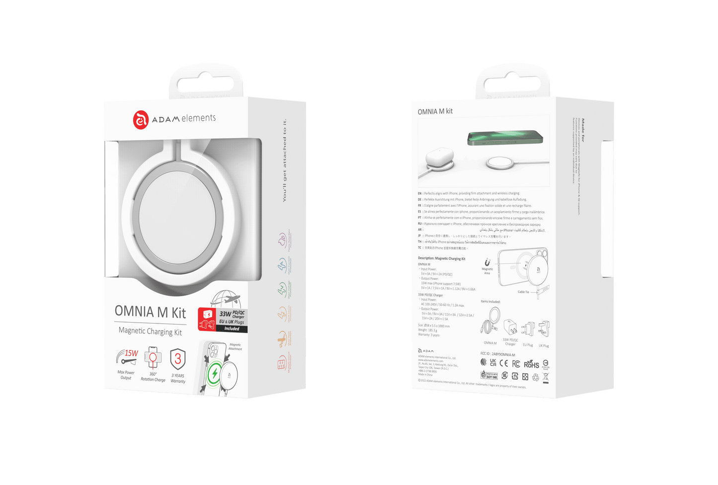OMNIA M Kit Magnetic Charging Kit
