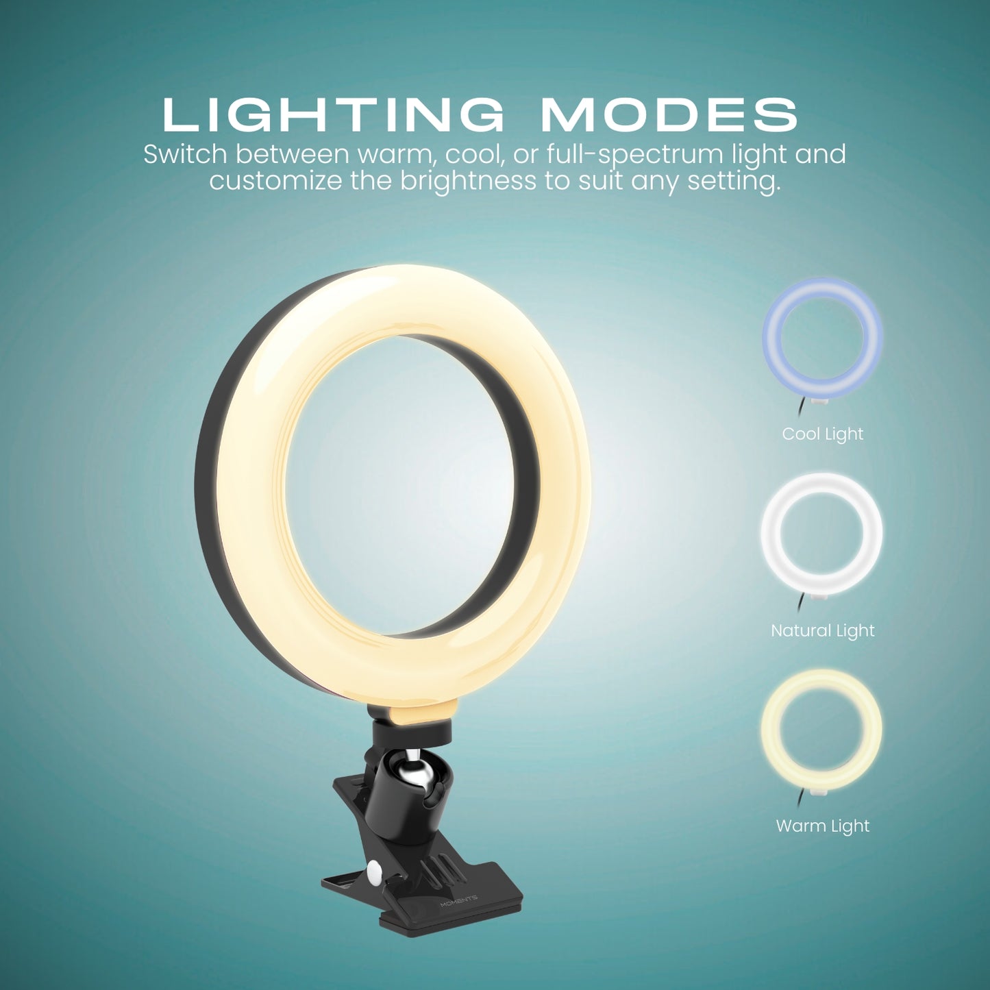 LED Ring Light with Clamp