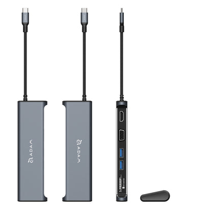 CASA A03 5 Port USB-C Hub with VGA and HDMI