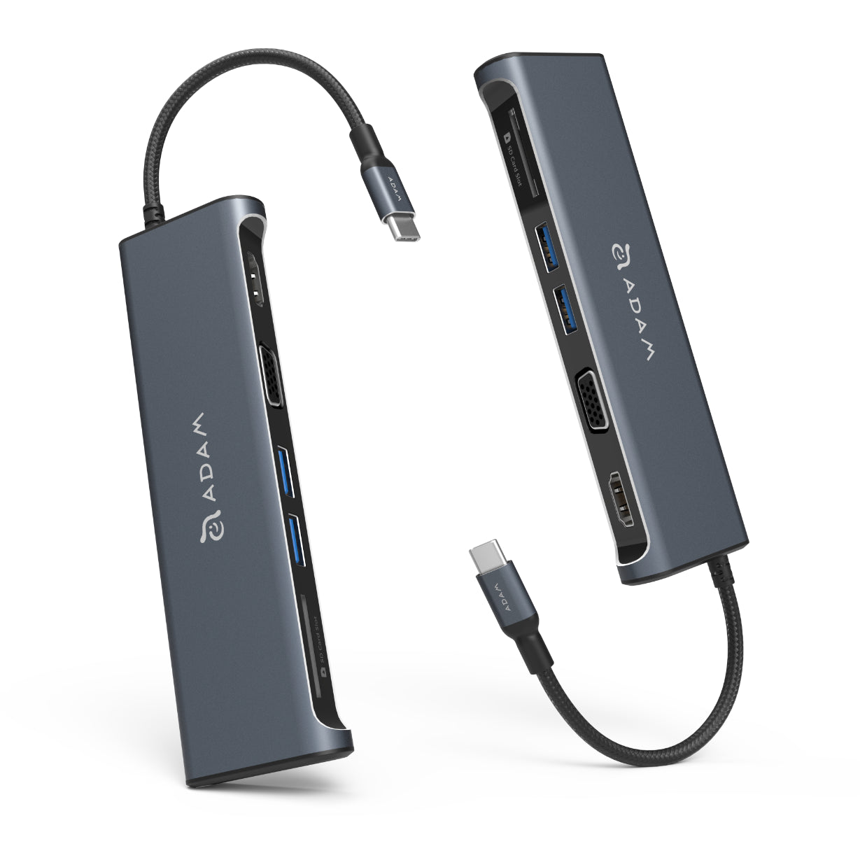 CASA A03 5 Port USB-C Hub with VGA and HDMI