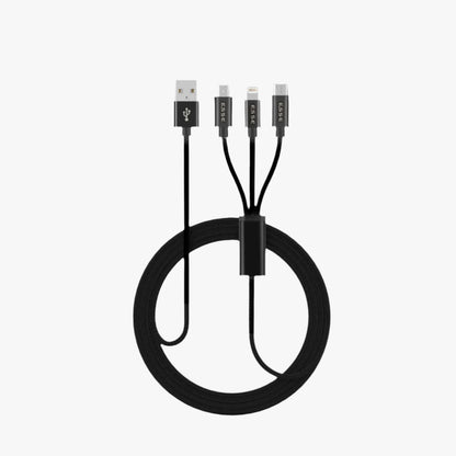 DYRO 3 in 1 (USB-A to lightning, Type C, Micro USB) Cable