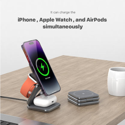 Mag 3 Magnetic 3-in-1 Foldable Travel Charging Station
