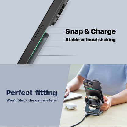 Mag 3 Magnetic 3-in-1 Foldable Travel Charging Station