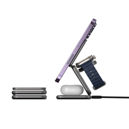Mag 3 Magnetic 3-in-1 Foldable Travel Charging Station