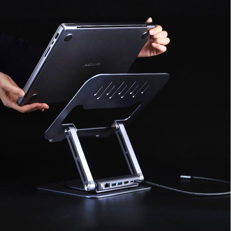 CASA Hub Stand Pro USB-C 6-in-1 Laptop Stand Hub