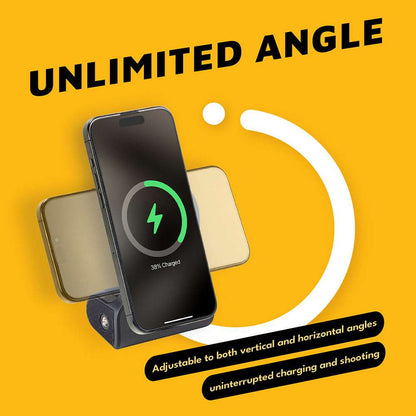 SELFIE SHOT Magnetic Hand Grip with Power Bank | 5000 mAh