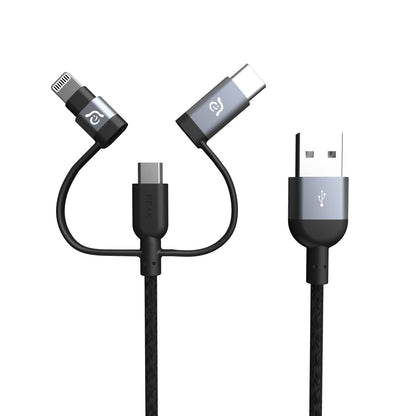 Peak II Trio MFi , Type - C & Micro USB