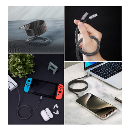 CASA MS200 - USB-C to USB-C Magnetic Charging Cable | 60W
