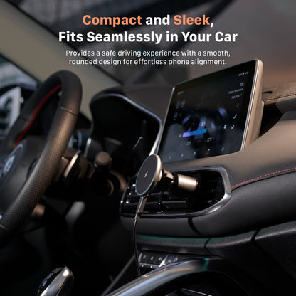 CQ1 Qi2 Magnetic Charging Car Mount