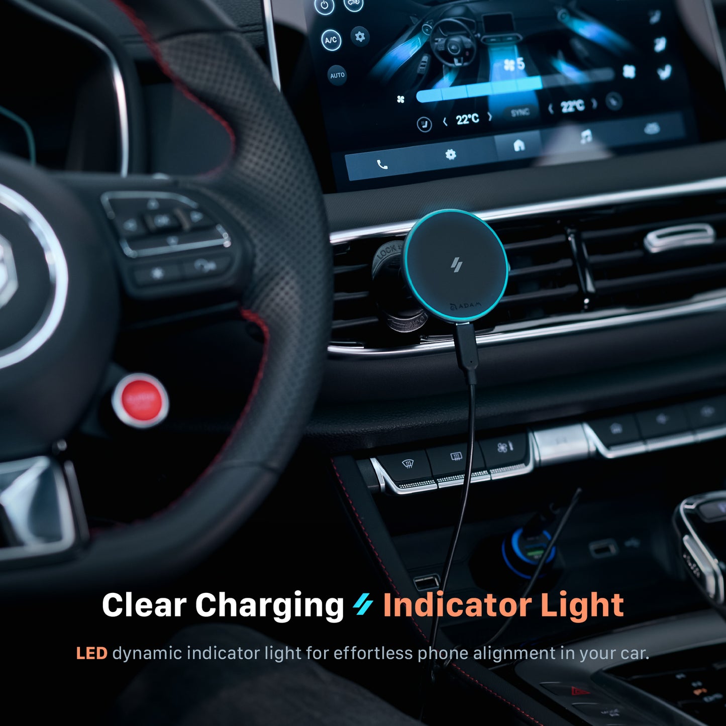CQ1 Qi2 Magnetic Charging Car Mount