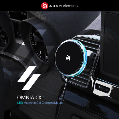 OMNIA CX1 Magnetic Wireless Charging Car Mount