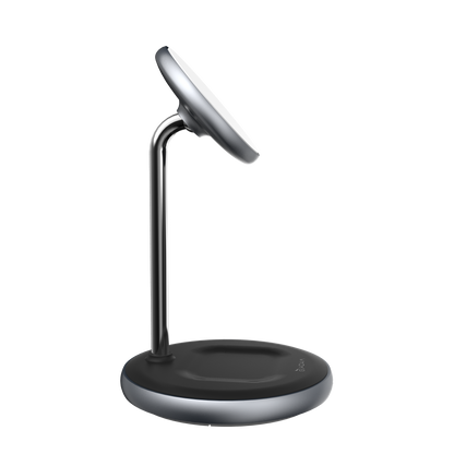 Omnia M2 Magnetic 2 in 1 Wireless Charging Dock, Power Adapter