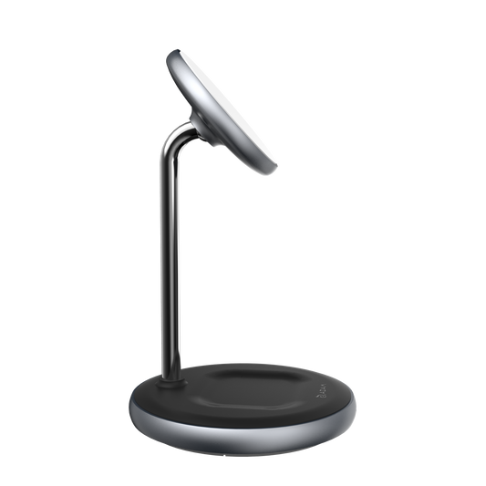 Omnia M2 Magnetic 2 in 1 Wireless Charging Dock, Power Adapter