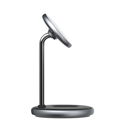 Omnia M2 Magnetic 2 in 1 Wireless Charging Dock, Power Adapter