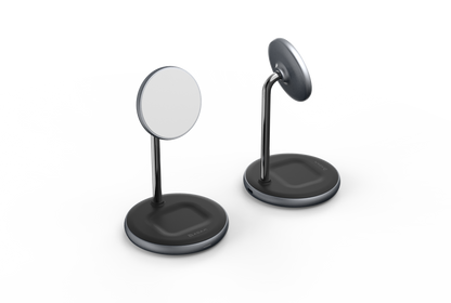 Omnia M2 Magnetic 2 in 1 Wireless Charging Dock, Power Adapter