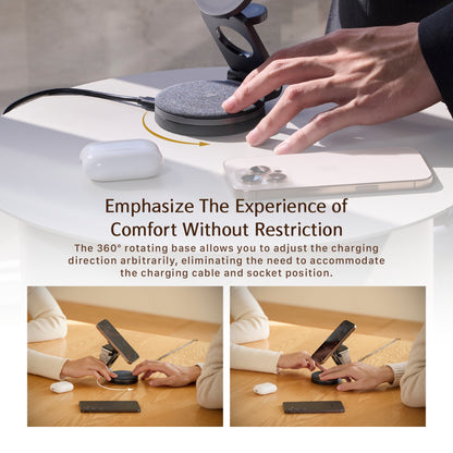 Mag 360 Qi2 3-in-1 Foldable Travel Charging Station