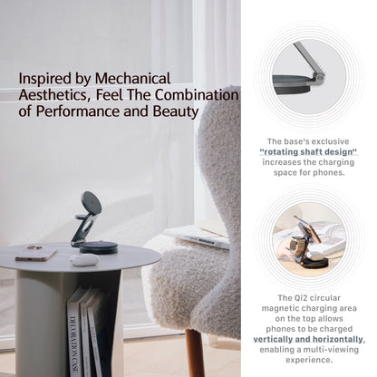 Mag 360 Qi2 3-in-1 Foldable Travel Charging Station