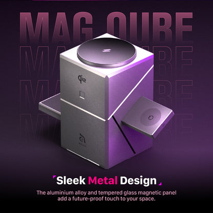 Mag Qube Qi2 3-in-1 Charging Station