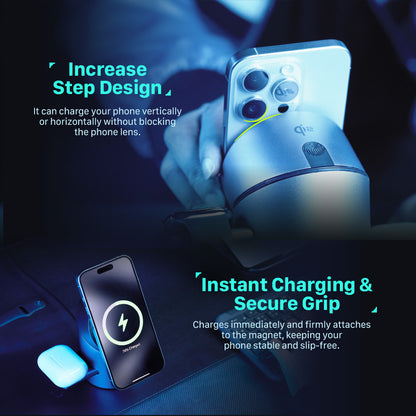 Mag Tube Qi2 3-in-1 Intelligent Charging Station