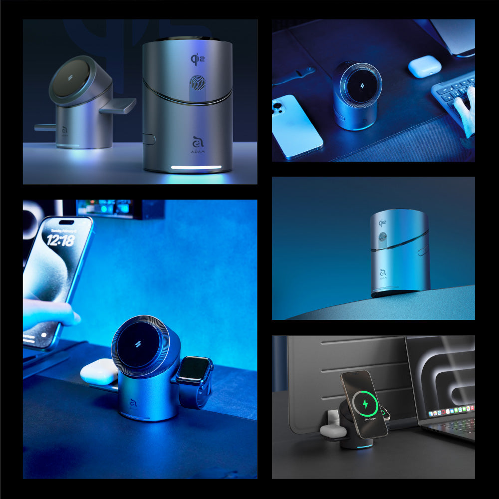 Mag Tube Qi2 3-in-1 Intelligent Charging Station