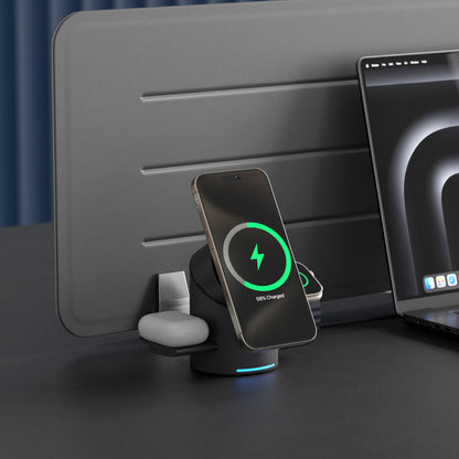Mag Tube Qi2 3-in-1 Intelligent Charging Station