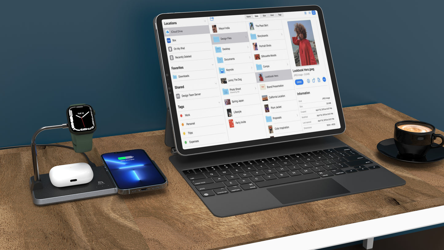 OMNIA Q3 3-in-1 Wireless Charging Station