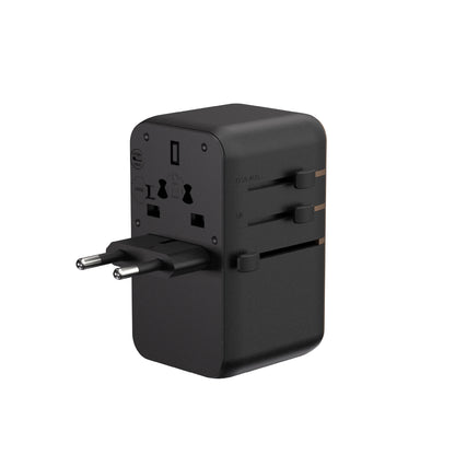 T100L Universal Travel Adapter with Built-In USB-C Cable | 100W