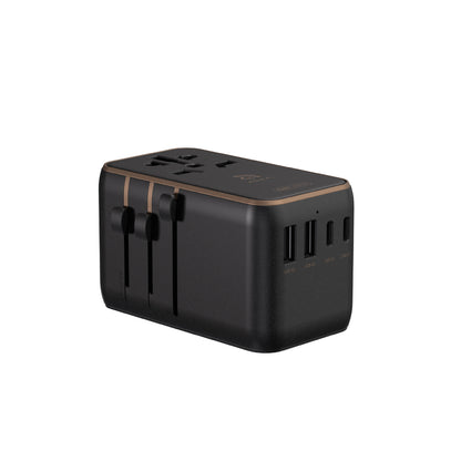 T100L Universal Travel Adapter with Built-In USB-C Cable | 100W