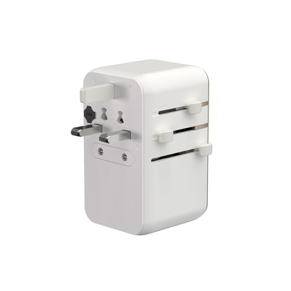T100L Universal Travel Adapter with Built-In USB-C Cable | 100W