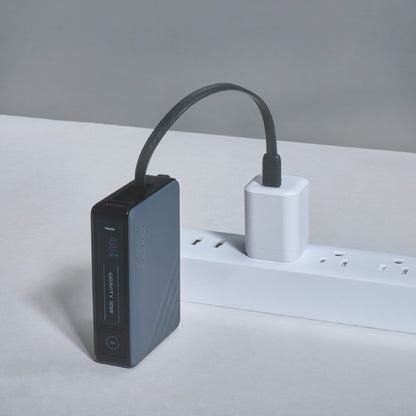 GRAVITY 30W Fast Charging Power Bank with Built-In Cable | 10000 mAh