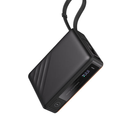 GRAVITY 30W Fast Charging Power Bank with Built-In Cable | 10000 mAh