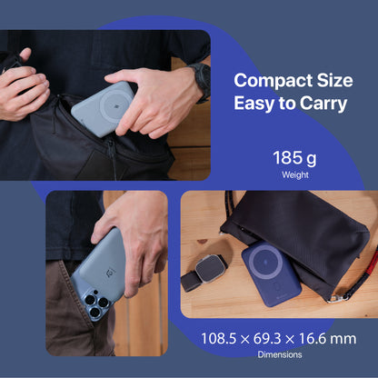 GRAVITY C2 Magnetic Wireless Power Bank | 10000 mAh