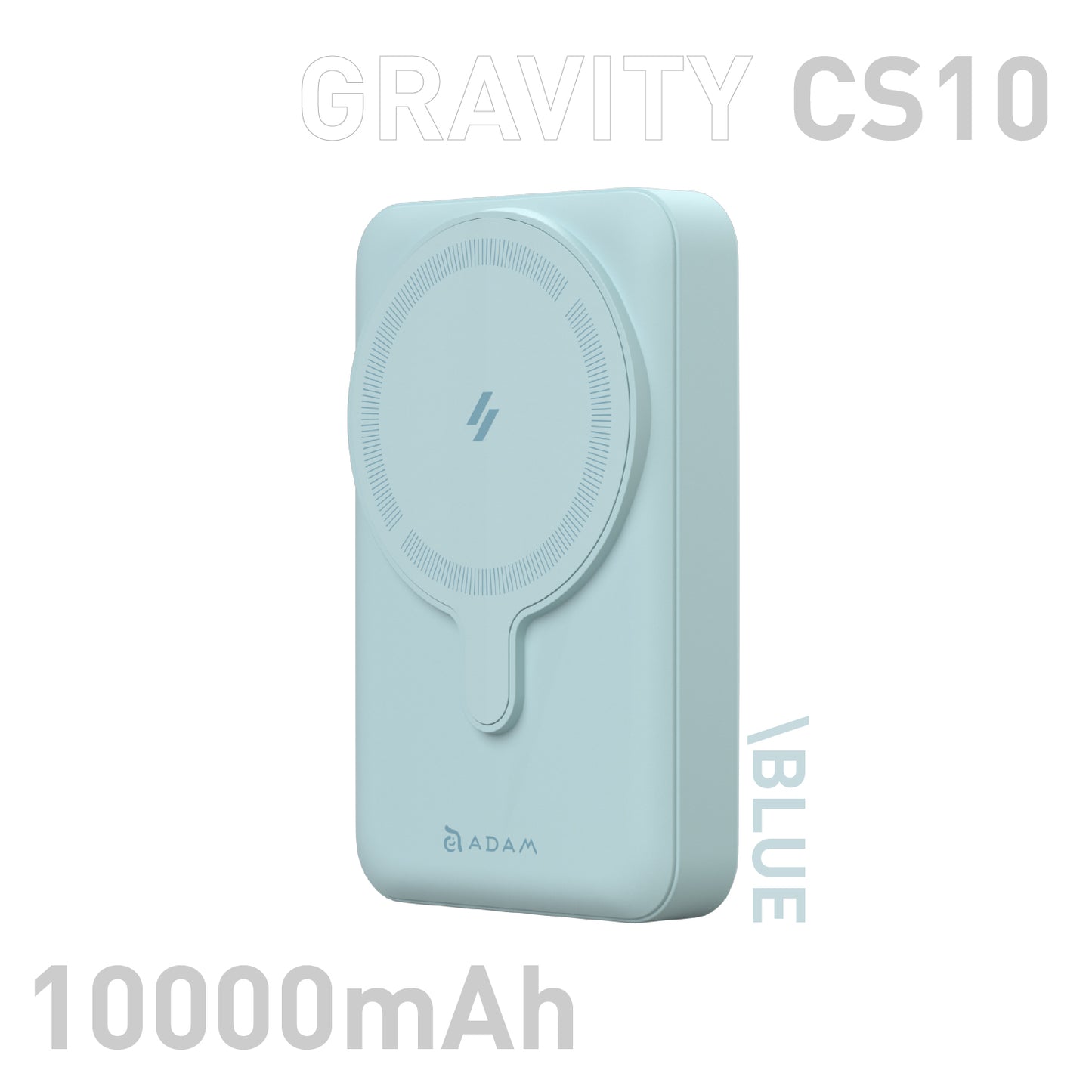 GRAVITY CS10 Magnetic Power Bank with Foldable Stand | 10000 mAh