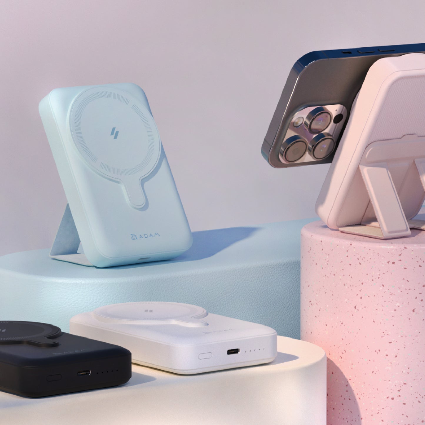 GRAVITY CS10 Magnetic Power Bank with Foldable Stand | 10000 mAh