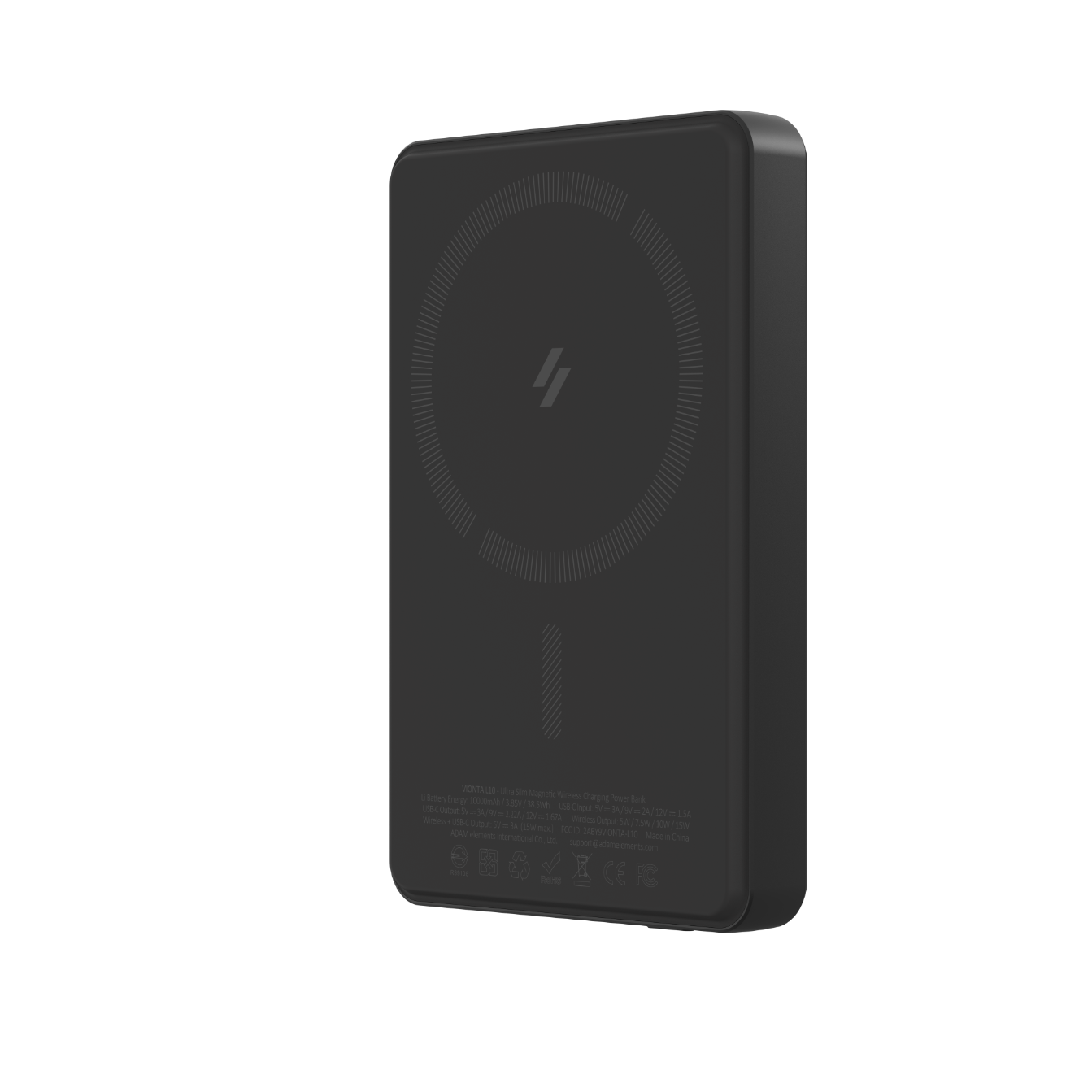 VIONTA L10 Ultra Slim Magnetic Wireless Charging Power Bank | 10000mAh