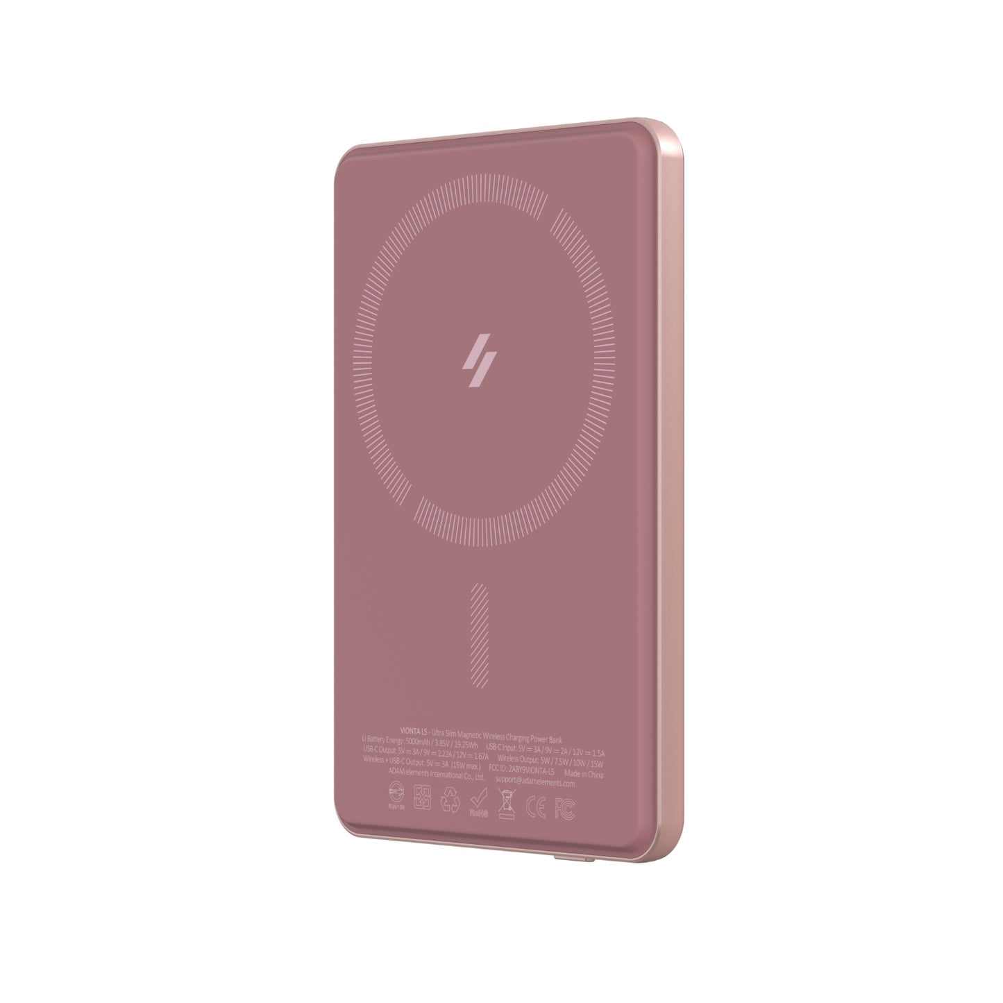 VIONTA L5 Ultra Slim Magnetic Wireless Charging Power Bank | 5000mAh