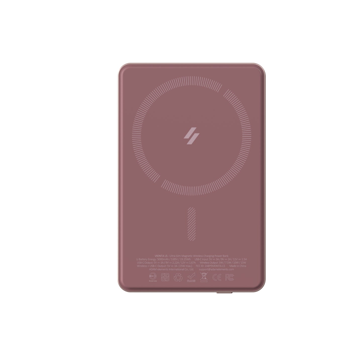 VIONTA L5 Ultra Slim Magnetic Wireless Charging Power Bank | 5000mAh