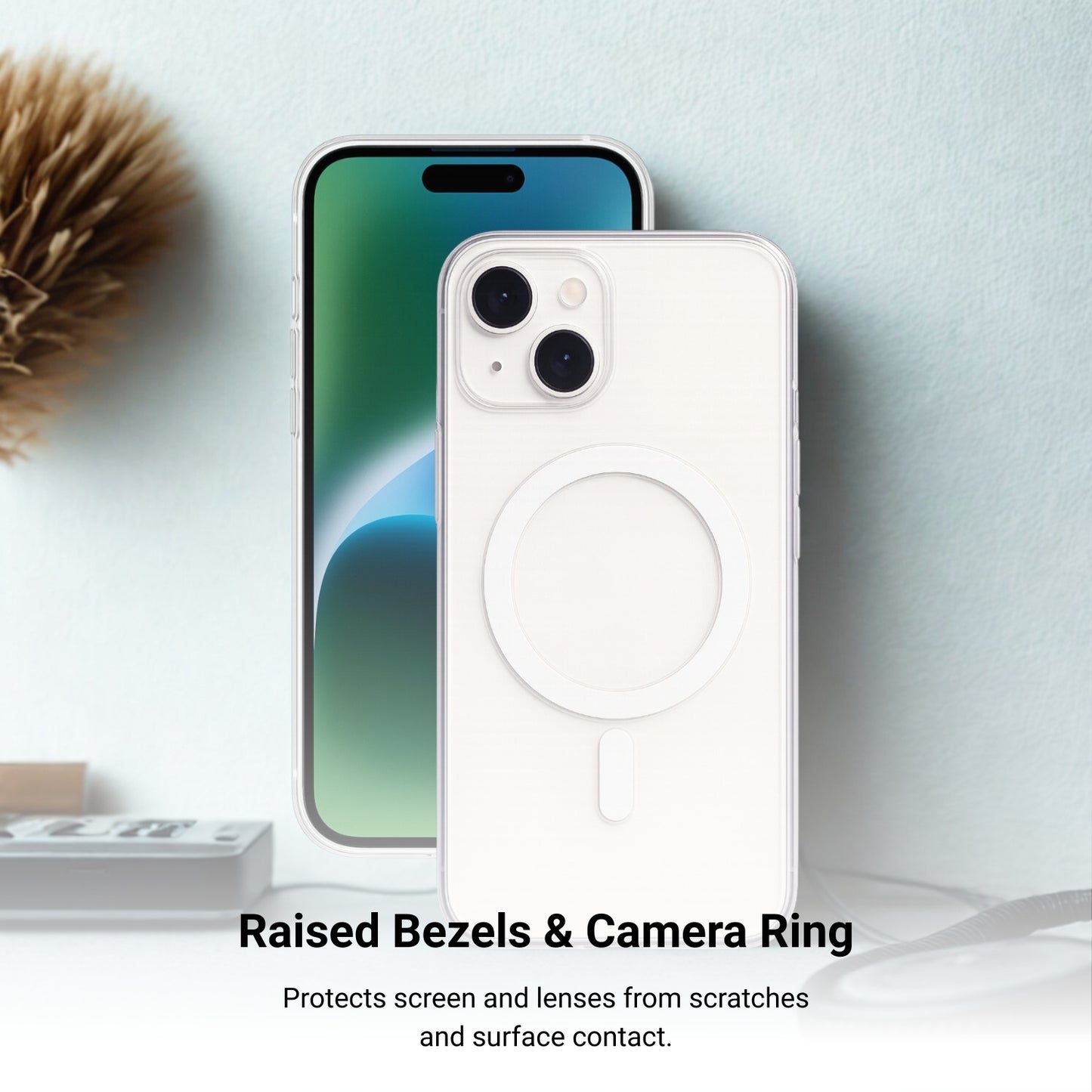 Clear Soft Case + Case Friendly TG