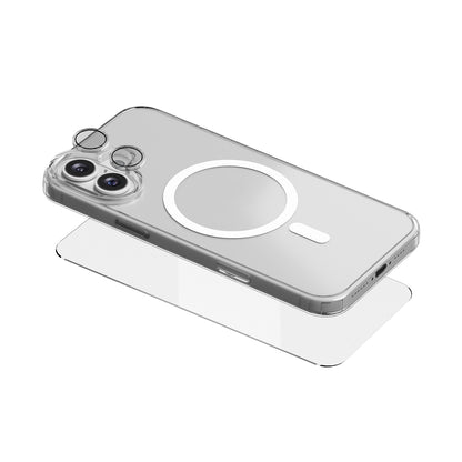 3 in 1 Armor Combo - Clear MagSafe Combo + TG + Lens Protector