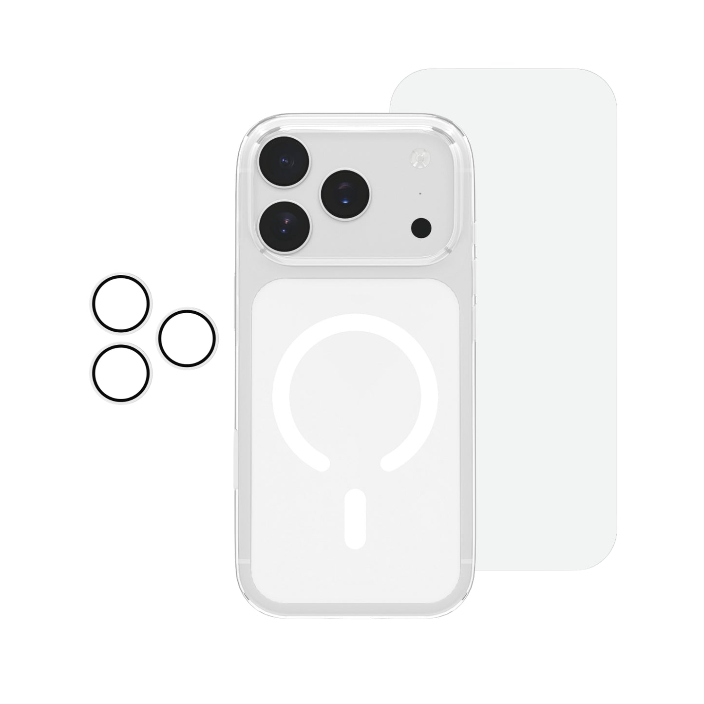 ARMOR Combo Magsafe Case+TG+LENS PROTECTOR