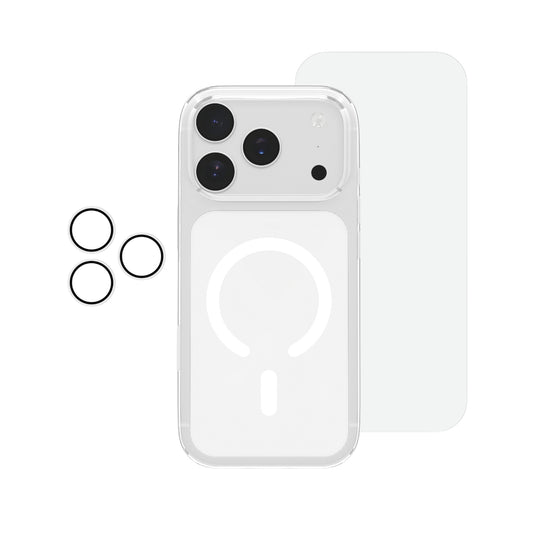 ARMOR Combo Magsafe Case+TG+LENS PROTECTOR