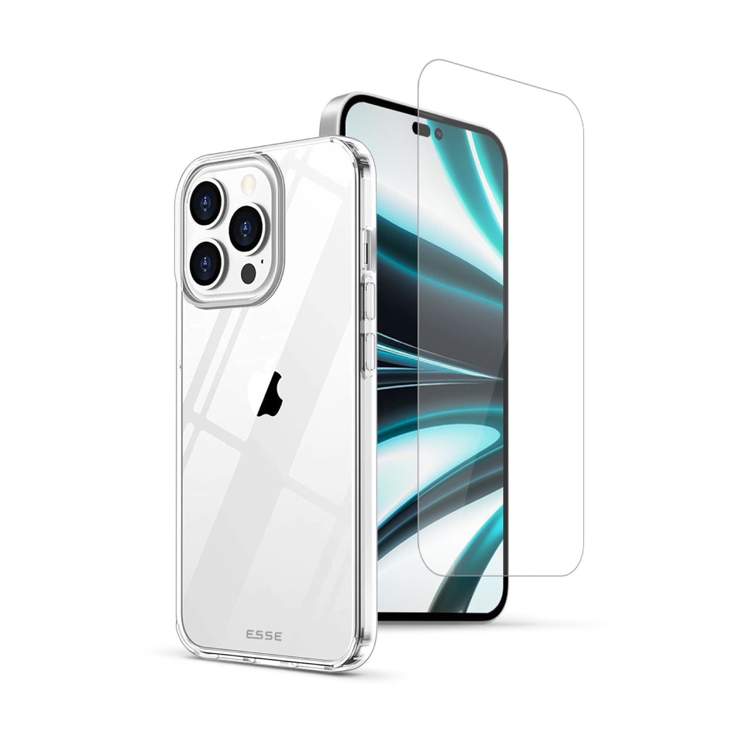 AIRE Clear Soft Case + Tempered Glass