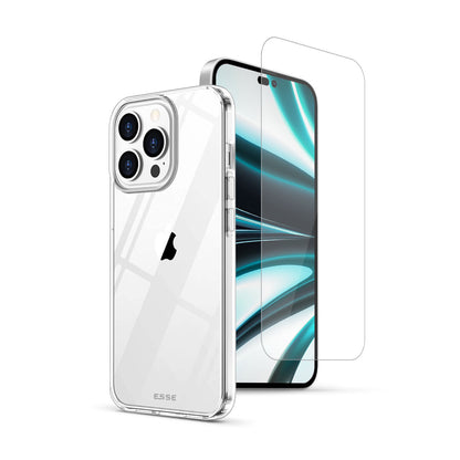 AIRE Clear Soft Case + Tempered Glass