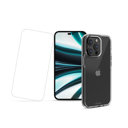 AIRE Clear Soft Case + Tempered Glass