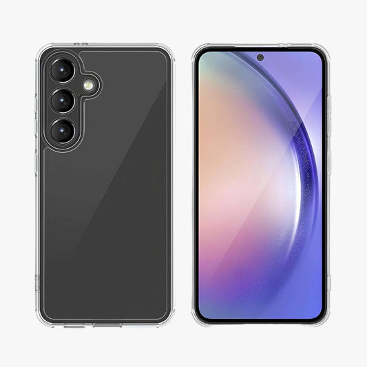 ARMOR Clear Hard Case with Camera Protection + Tempered Glass