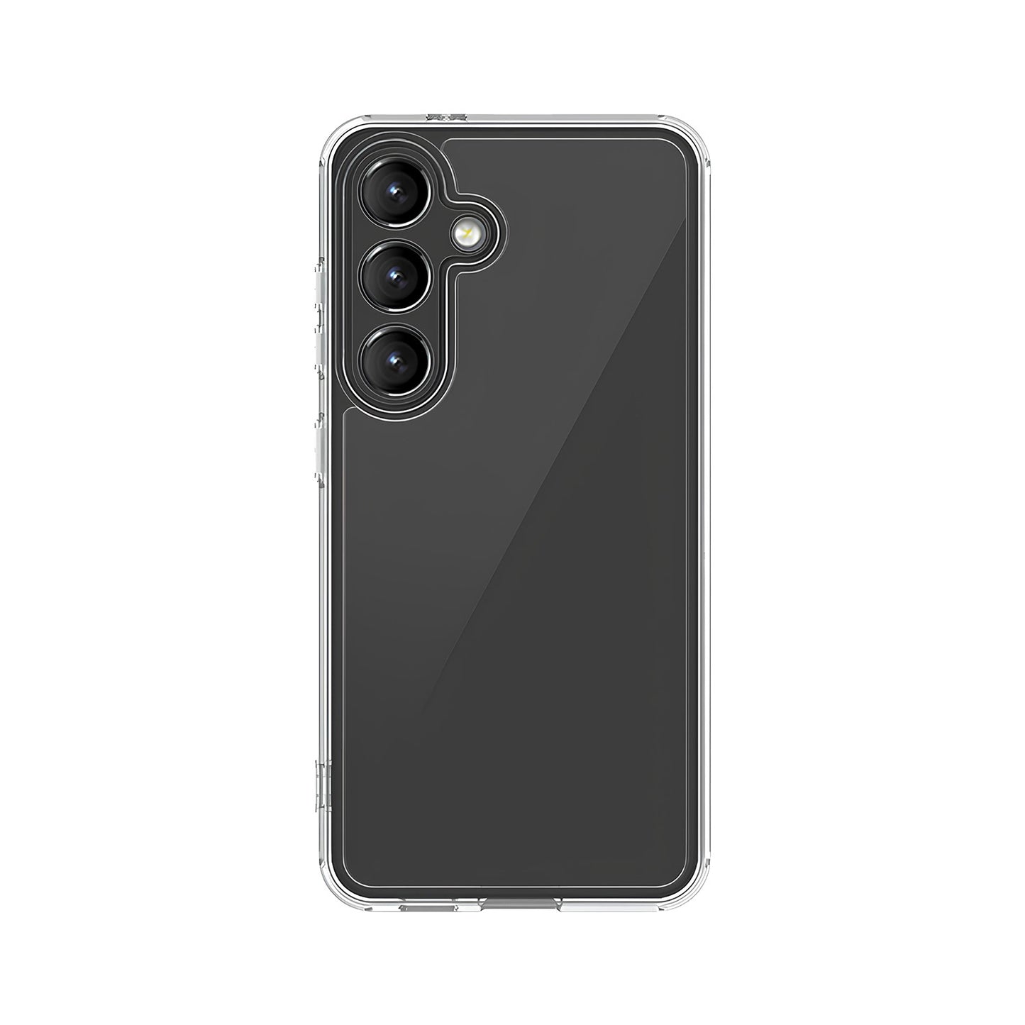 ARMOR Clear Hard Case with Camera Protection + Tempered Glass