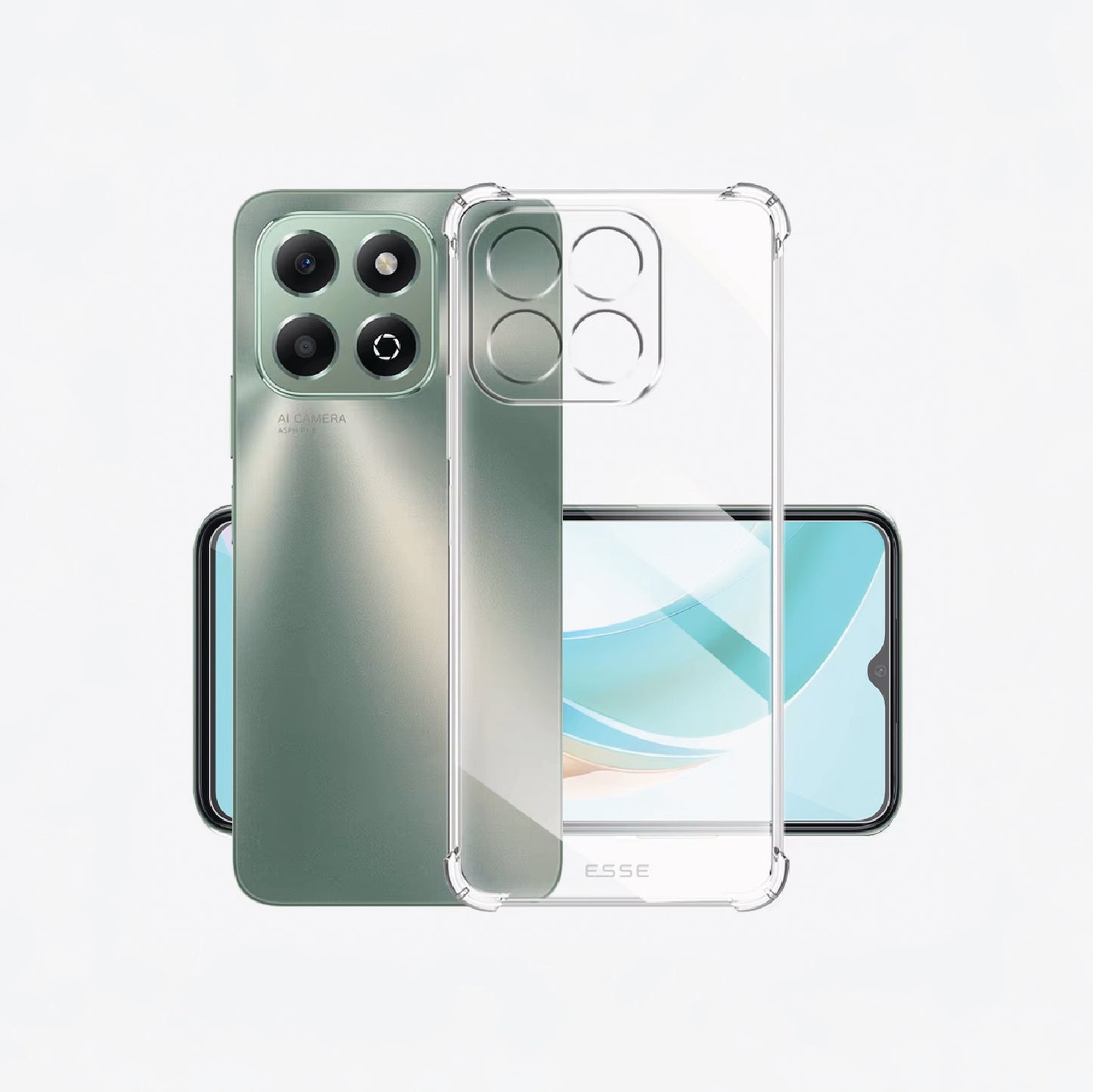 Clear Case + Case Friendly Tempered Glass