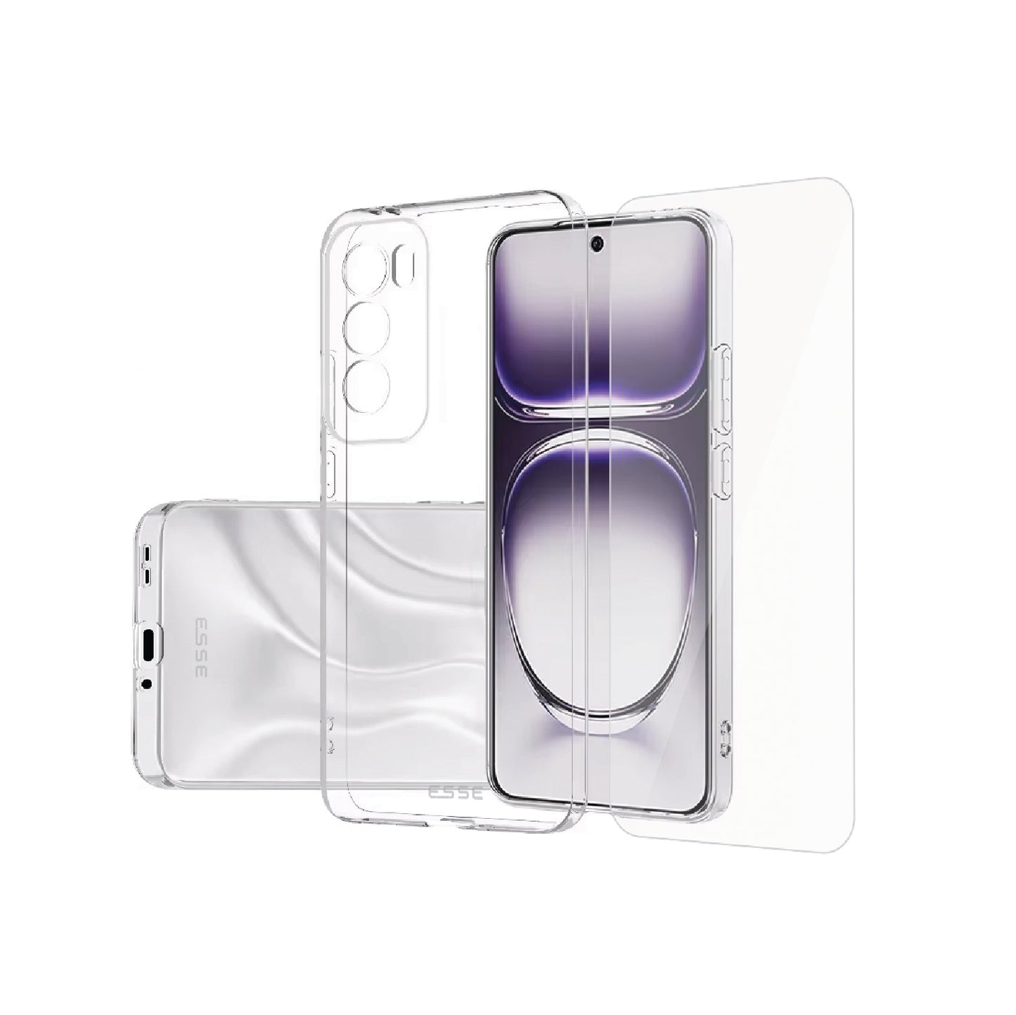 Clear Case + Case Friendly Tempered Glass